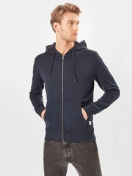Jack and Jones Herren Kapuzenpullover Zip Sweatjacke L Navy Blazer/navy