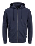 Jack and Jones Herren Kapuzenpullover Zip Sweatjacke L Navy Blazer/navy