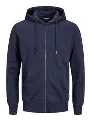 Jack and Jones Herren Kapuzenpullover Zip Sweatjacke L Navy Blazer/navy