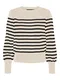 VERO MODA Svetr  bílá / černá