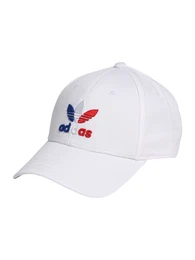 Cap offwhite / rot / blau