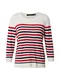 VERO MODA Pulover  bela / rdeča / kobalt modra