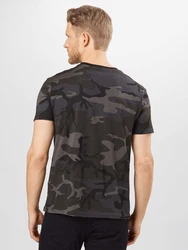 ALPHA INDUSTRIES T-Shirt dunkelgrau/khaki/schwarz/wei