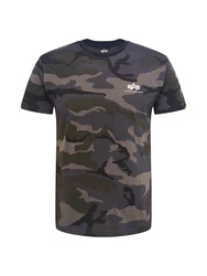 ALPHA INDUSTRIES T-Shirt dunkelgrau/khaki/schwarz/wei