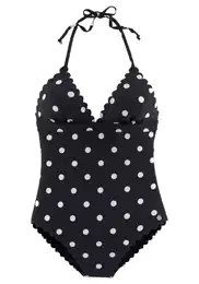 Plavky černá / bílá