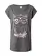 Iriedaily Majica ''''Skateowl 2''''  staro roza / siva