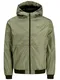 JACK & JONES Übergangsjacke oliv / schwarz / khaki