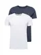 JACK & JONES Shirt ''''JCOSCHULTZ'''' weiß / dunkelgrau