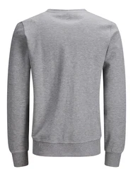 JACK & JONES Sweatshirt 'Basic' graumeliert