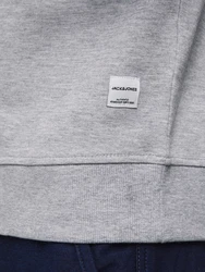 JACK & JONES Sweatshirt 'Basic' graumeliert