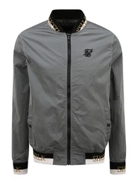 Jacke grau / schwarz / weiß / goldgelb