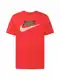 Nike Sportswear T-Shirt schwarz / rot / nude