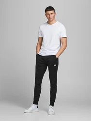 JACK & JONES Hose 'Will' schwarz/weiß