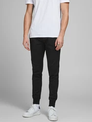 JACK & JONES Hose 'Will' schwarz/weiß