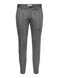Hose ''''Mark'''' grau / schwarz / graumeliert