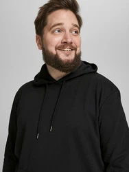 Jack & Jones Plus Sweatshirt schwarz