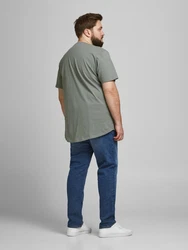 Jack & Jones Plus T-Shirt JJENoa dunkelgrau