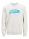 JACK & JONES Sweatshirt ''''Hart'''' grau