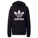 ADIDAS ORIGINALS Mikina 'Adicolor Trefoil'  černá / bílá