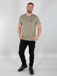 ALPHA INDUSTRIES T-Shirt oliv/schwarz