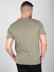ALPHA INDUSTRIES T-Shirt oliv/schwarz