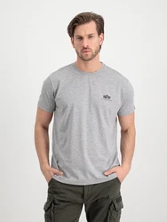 ALPHA INDUSTRIES T-Shirt grau/schwarz