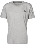 ALPHA INDUSTRIES T-Shirt grau/schwarz