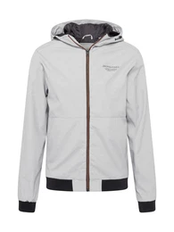 Jacke 'Seam' graumeliert / dunkelorange / schwarz