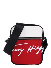 Tasche ''''Reporter'''' dunkelblau / weiß / hellrot