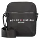 TOMMY HILFIGER Torba za čez ramo  črna / bela / svetlo rdeča