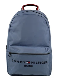 Rucksack taubenblau / weiß / feuerrot / dunkelblau