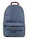 TOMMY HILFIGER Rucksack taubenblau / weiß / feuerrot / dunkelblau