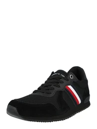 Sneaker schwarz / weiß / rubinrot