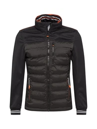 Jacke schwarz / taupe / weiß / dunkelorange