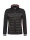 TOM TAILOR Jacke schwarz / taupe / weiß / dunkelorange