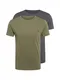REPLAY Shirt dunkelgrau / khaki