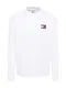 Tommy Jeans Sweatshirt weiß / navy / hellrot
