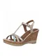 TAMARIS Sandale  opal / majnica / nude