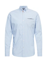 Hemd ''''Thomas'''' azur / weiß / navy