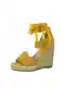 TAMARIS Sandali  temno rumena