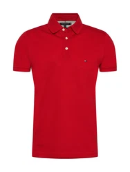Tommy Hilfiger Poloshirt Core 1985 1985 SLIM POLO rot