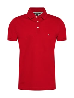 Tommy Hilfiger Poloshirt Core 1985 1985 SLIM POLO rot