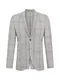 JACK & JONES Sakko ''''STUART'''' schwarz / weiß / hellbraun / grau