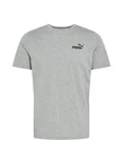 PUMA T-Shirt Essentials Small Logo Tee Herren graumeliert/schwarz