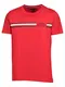 TOMMY HILFIGER T-Shirt rot / weiß / marine / navy