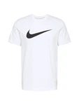 Nike Sportswear T-Shirt 'Swoosh' schwarz/offwhite