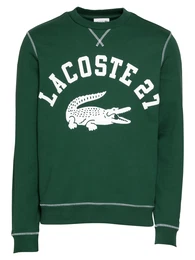 LACOSTE Sweatshirt tanne / weiß