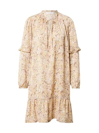 Šaty béžová / velbloudí / bílá