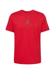 T-Shirt 'Jumpman' anthrazit / rot