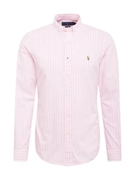 Hemd braun / rosa / weiß
